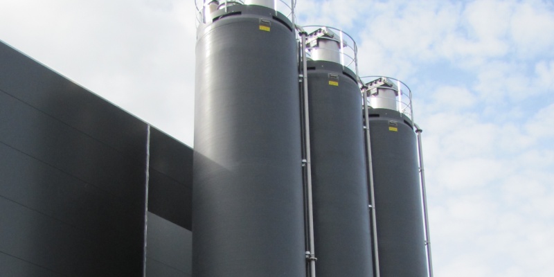 Powder Technic glass fiber silos for wheat and rye flour