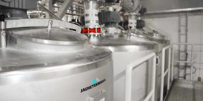 Sour dough tanks for rye sour dough